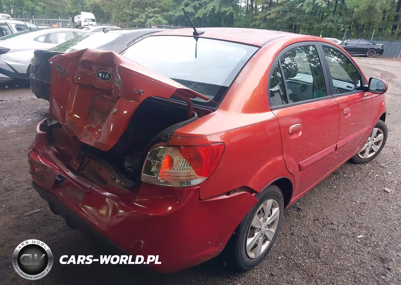 2011 Kia Rio Lx VIN:KNADH4A36B6736349 - 4