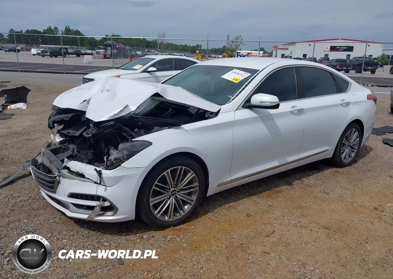 2018 Genesis G80 3.8 VIN:KMHGN4JE3JU285106 - 2