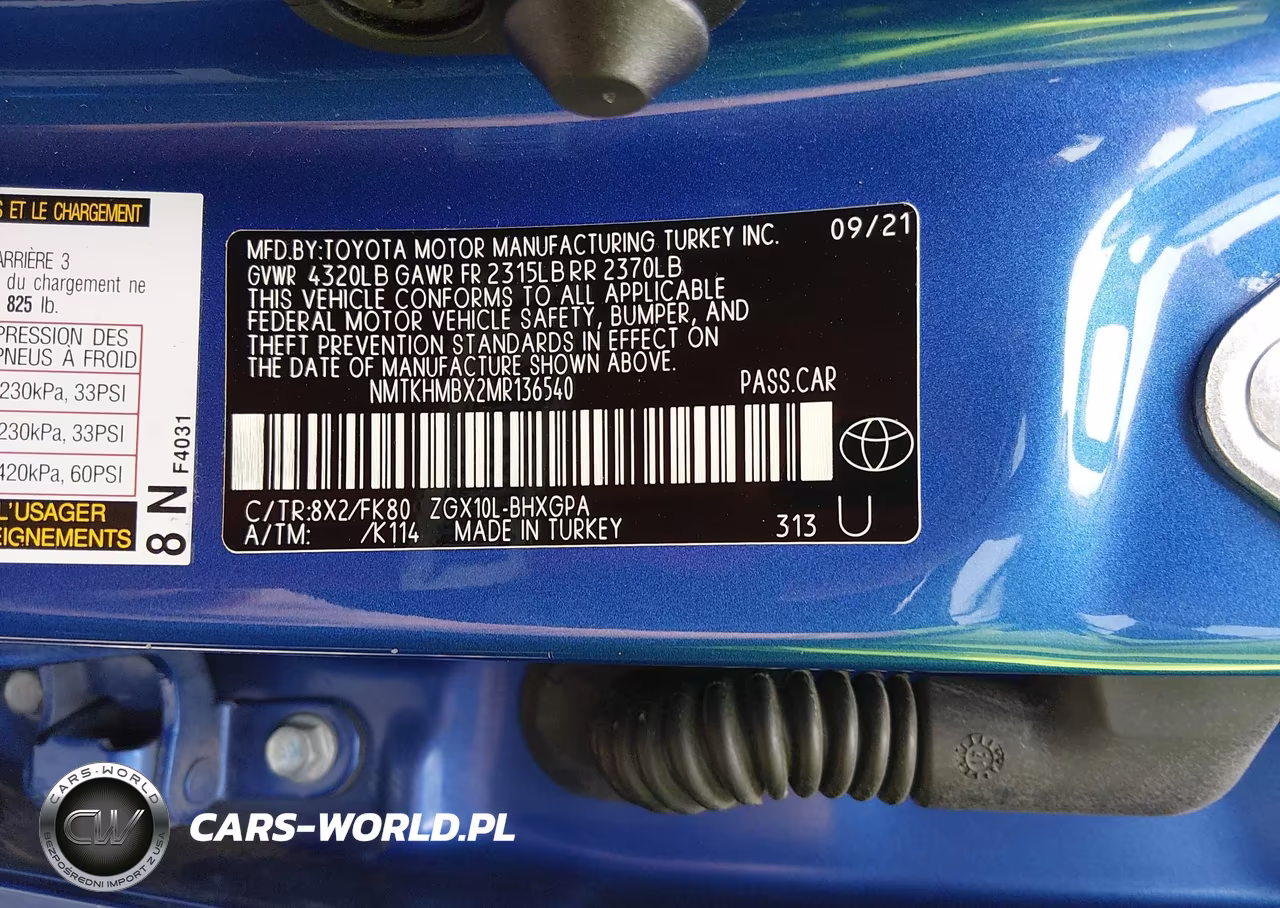 2021 Toyota C-Hr Xle VIN:NMTKHMBX2MR136540 - 9