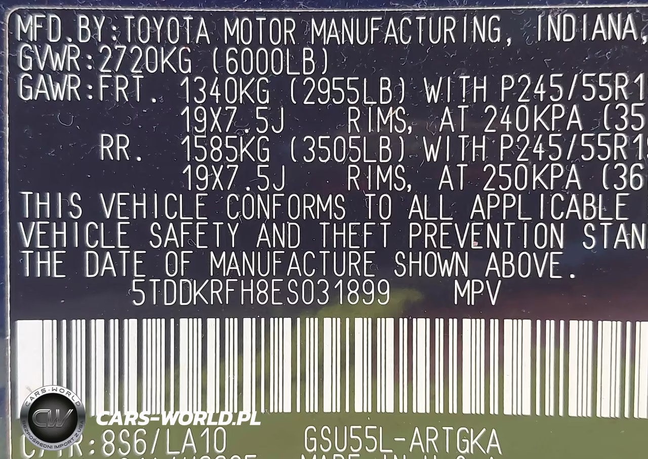2014 Toyota Highlander Limited Platinum V6 VIN:5TDDKRFH8ES031899 - 9