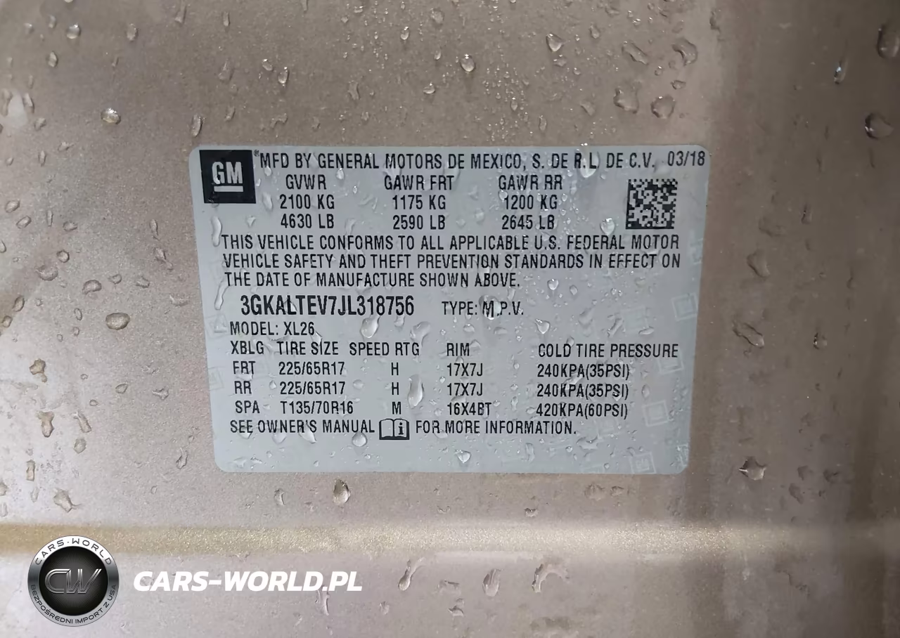 2018 GMC Terrain Sle VIN:3GKALTEV7JL318756 - 9