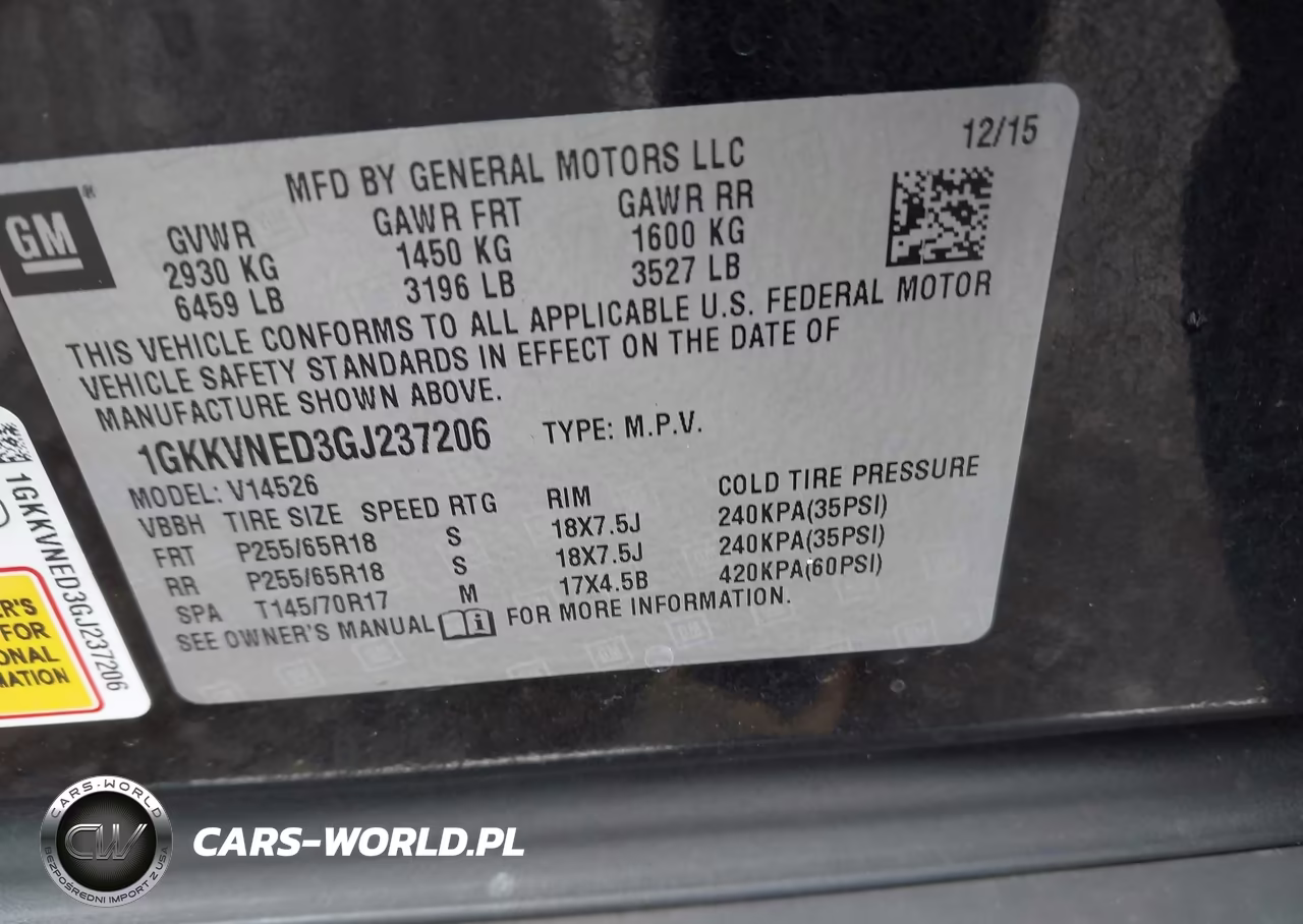 2016 GMC Acadia Sle-1 VIN:1GKKVNED3GJ237206 - 9