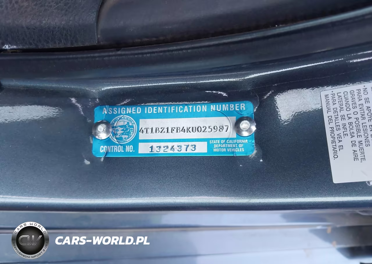 2019 Toyota Avalon Xse VIN:4T1BZ1FB4KU025987 - 9