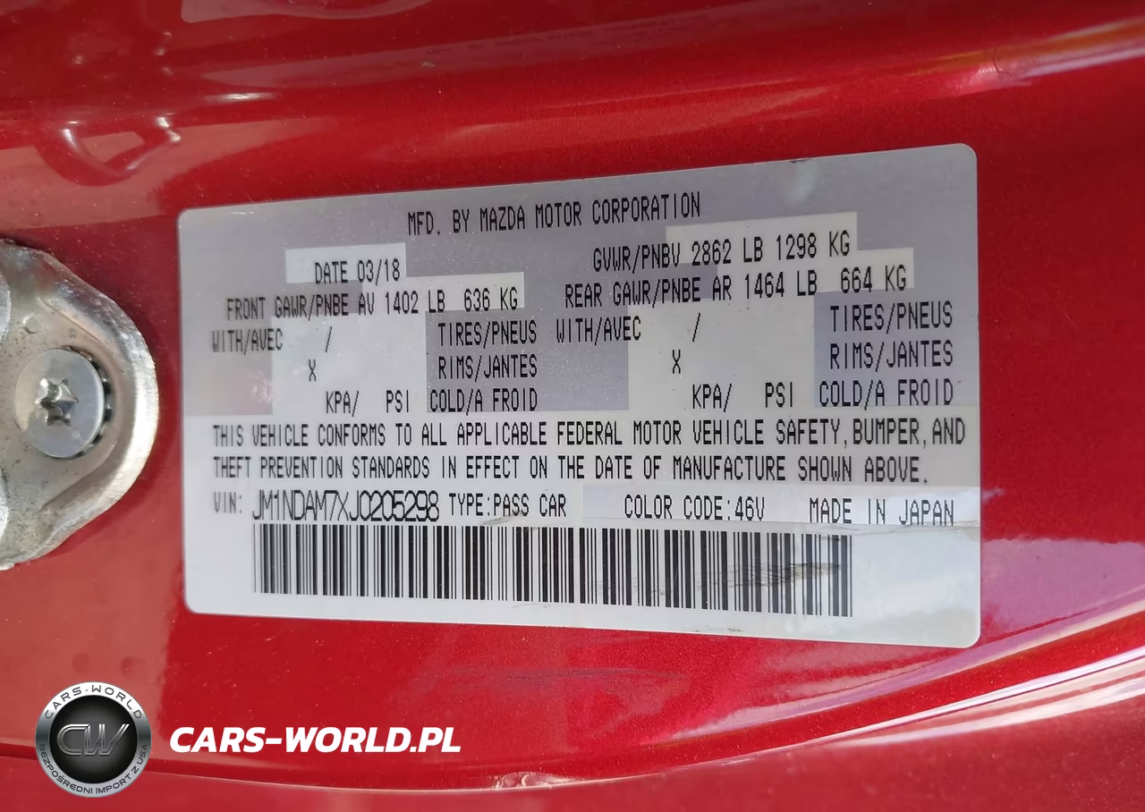 2018 Mazda Mx-5 Miata Rf Grand Touring VIN:JM1NDAM7XJ0205298 - 9