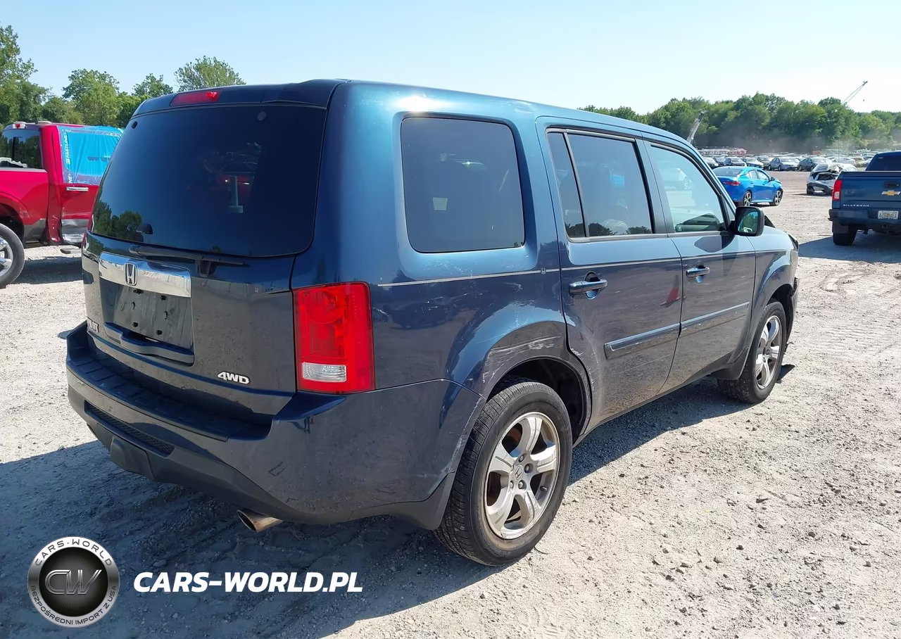2012 Honda Pilot Ex-L VIN:5FNYF4H53CB058215 - 4