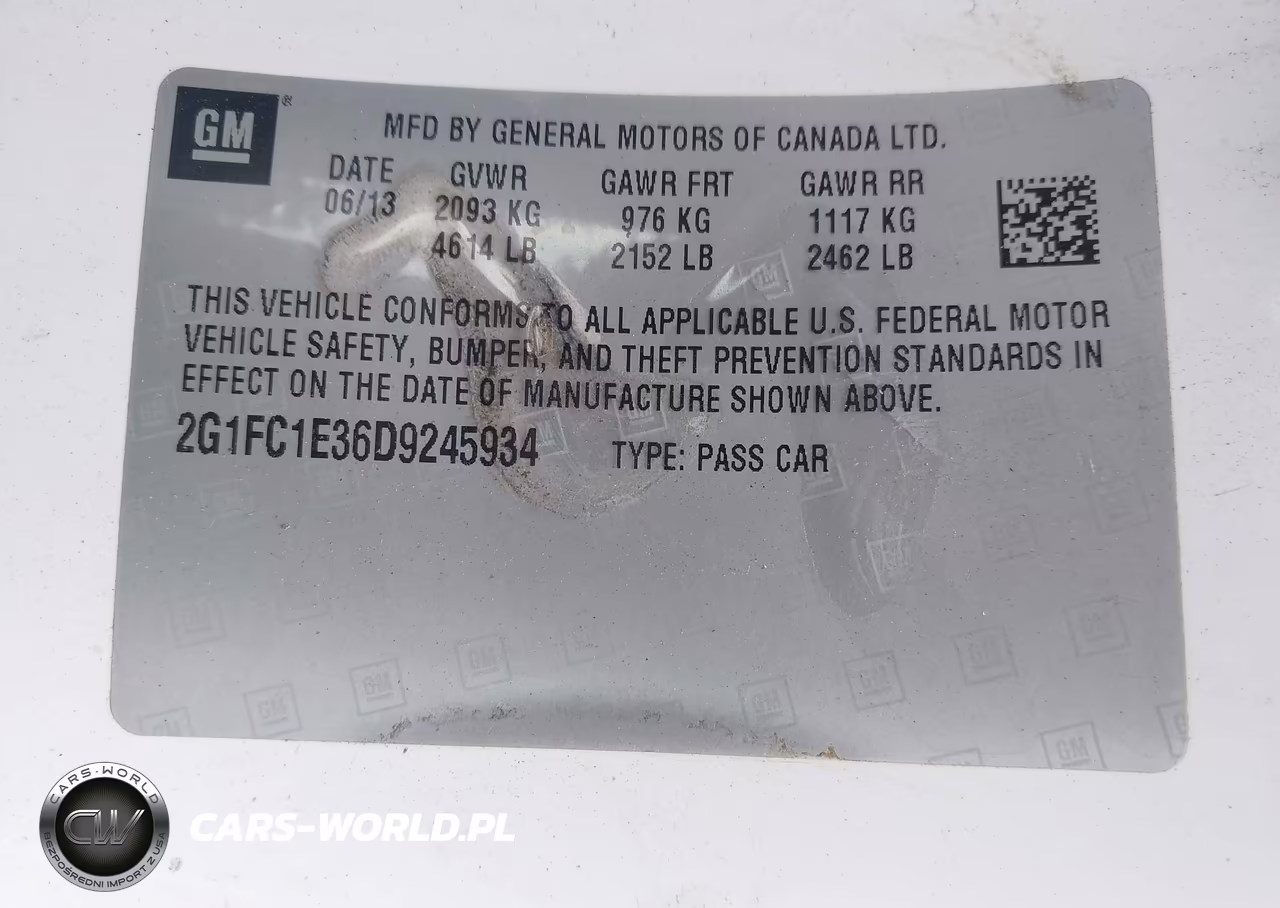2013 Chevrolet Camaro 2Lt VIN:2G1FC1E36D9245934 - 9