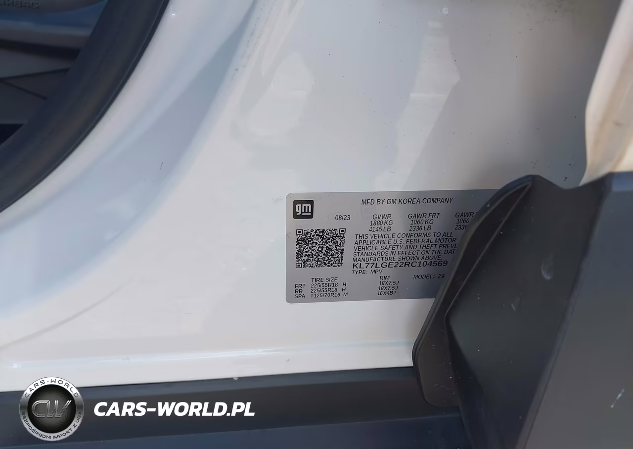 2024 Chevrolet Trax Fwd 1Rs VIN:KL77LGE22RC104569 - 9