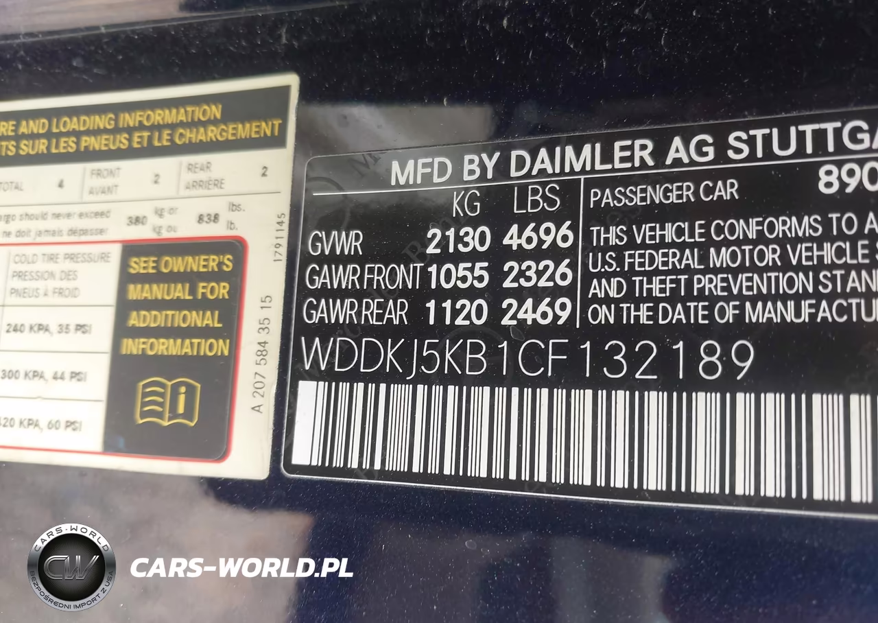 2012 Mercedes-Benz E 350 VIN:WDDKJ5KB1CF132189 - 9