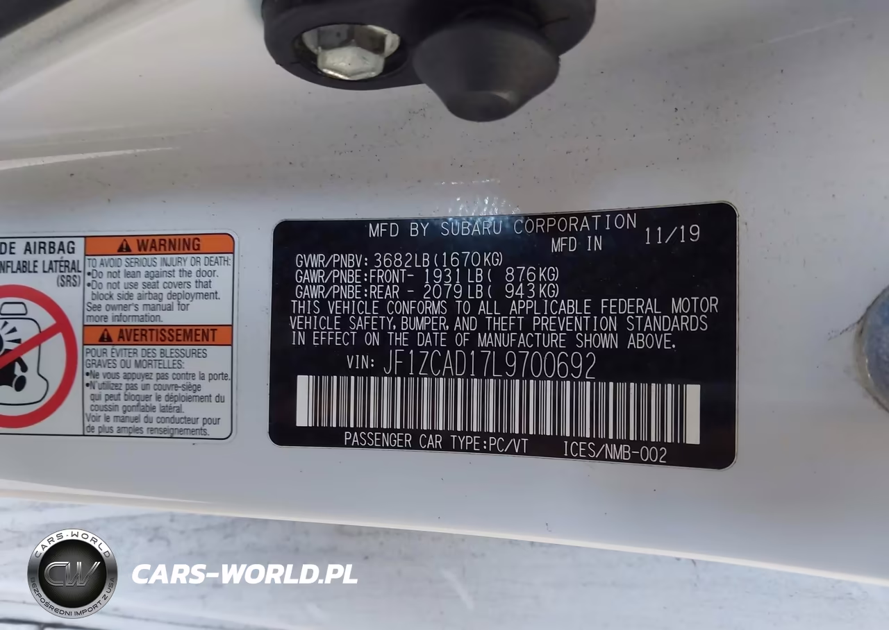 2020 Subaru Brz Ts VIN:JF1ZCAD17L9700692 - 9
