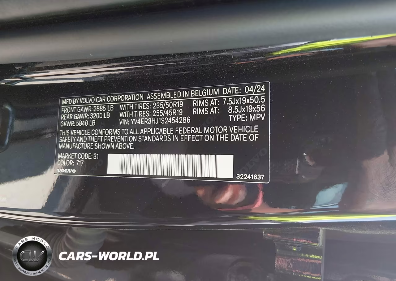 2025 Volvo Ex40 Core, Twin Motor, Fully Electric VIN:YV4ER3HJ1S2454286 - 9