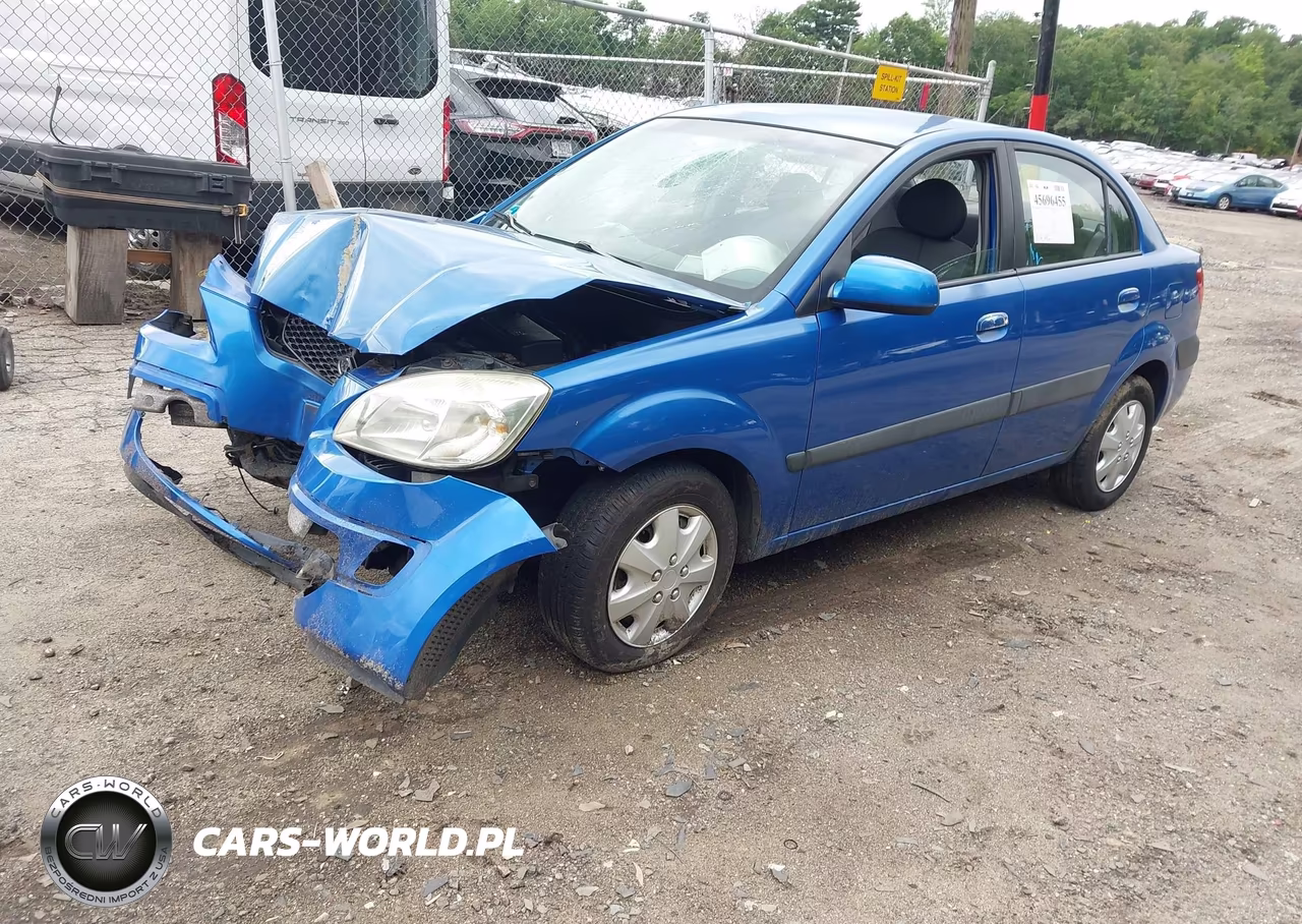 2007 Kia Rio Lx VIN:KNADE123276221815 - 2