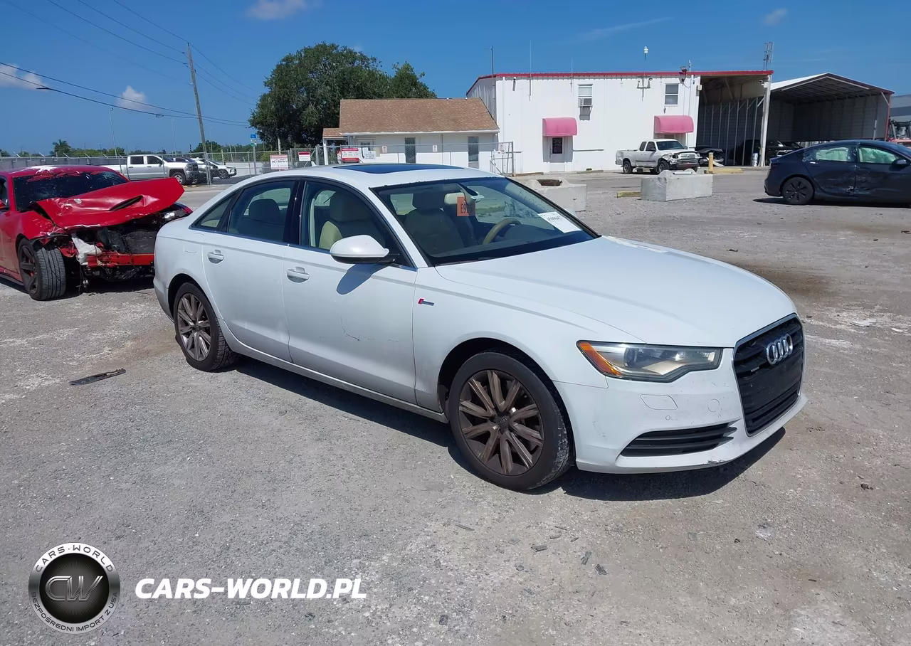 2013 Audi A6 3.0T Premium VIN:WAUGGAFC2DN004865 - 1