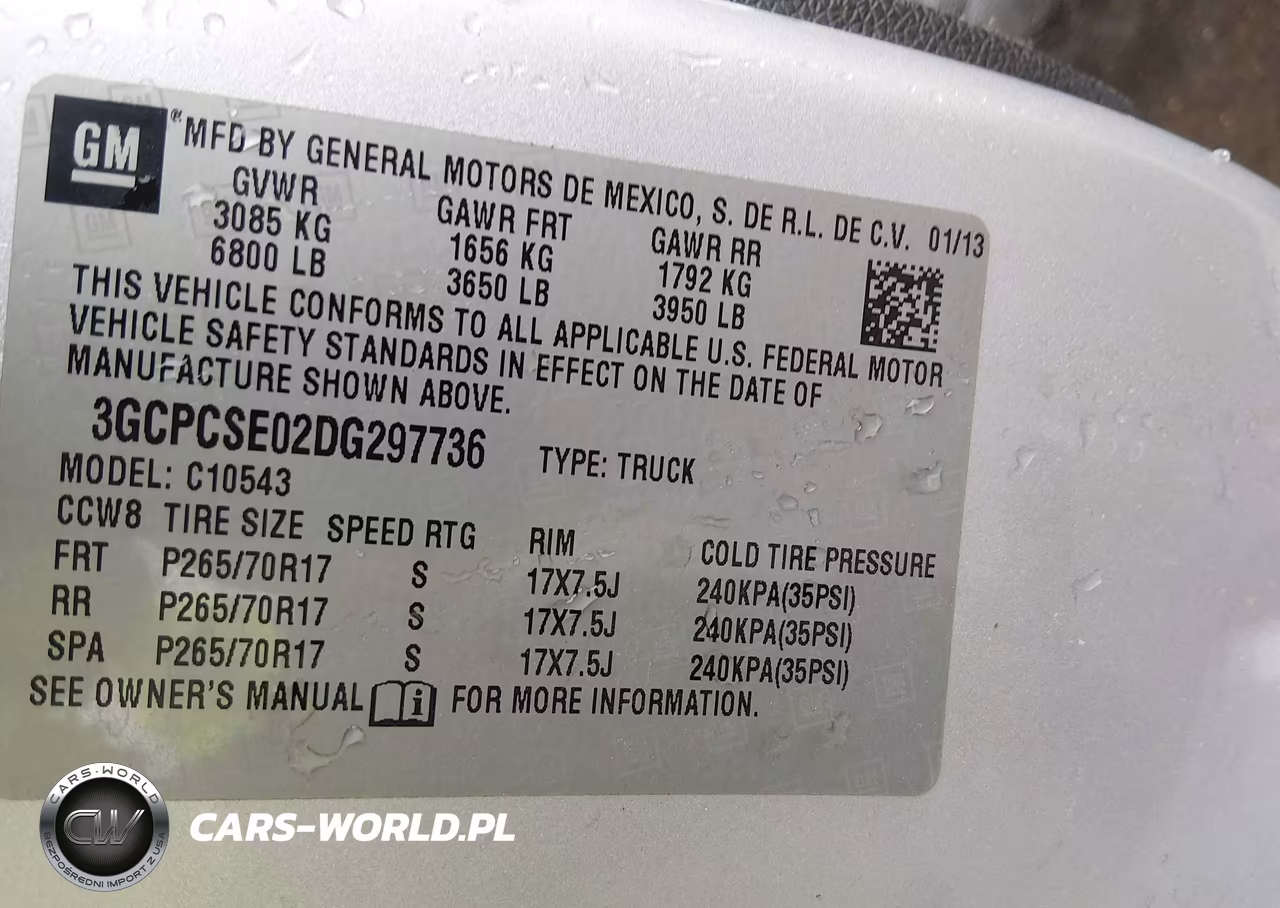 2013 Chevrolet Silverado 1500 Lt VIN:3GCPCSE02DG297736 - 9