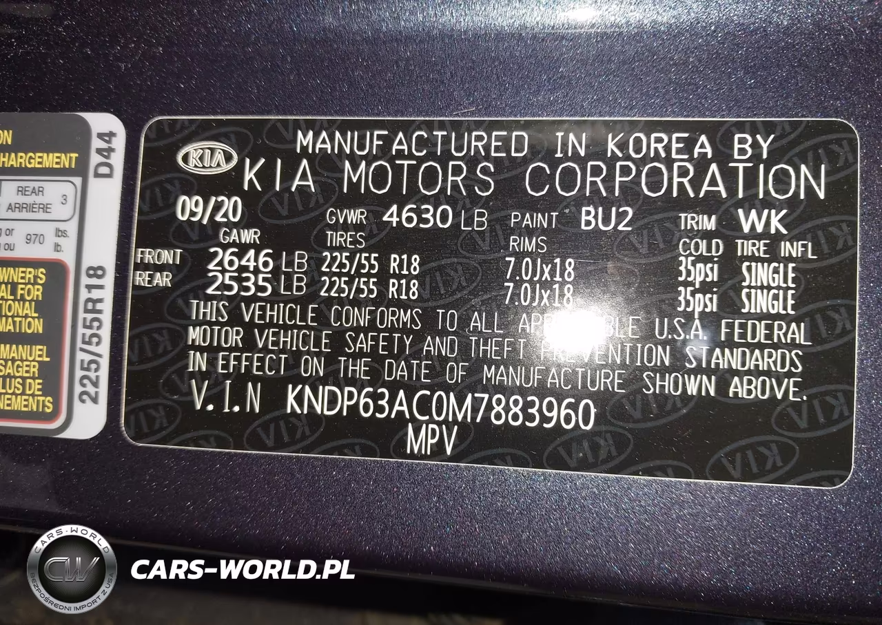 2021 Kia Sportage S VIN:KNDP63AC0M7883960 - 9