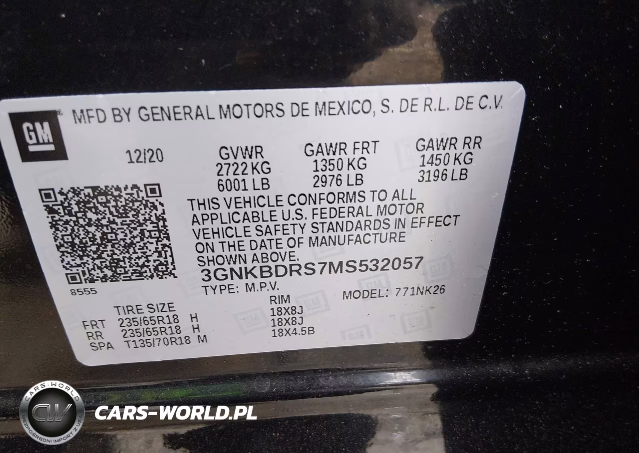 2021 Chevrolet Blazer Fwd 3Lt VIN:3GNKBDRS7MS532057 - 9