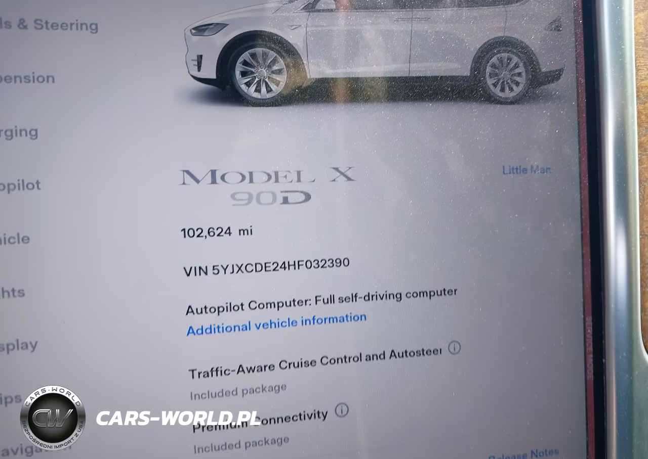 2017 Tesla Model X 100D-75D-90D VIN:5YJXCDE24HF032390 - 7