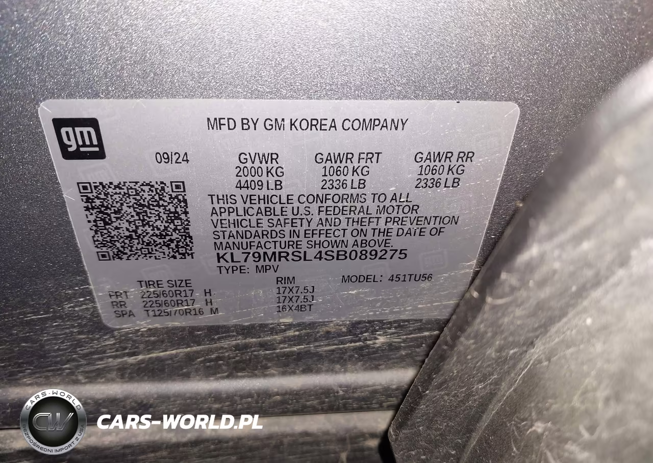 2025 Chevrolet Trailblazer Awd Lt VIN:KL79MRSL4SB089275 - 9