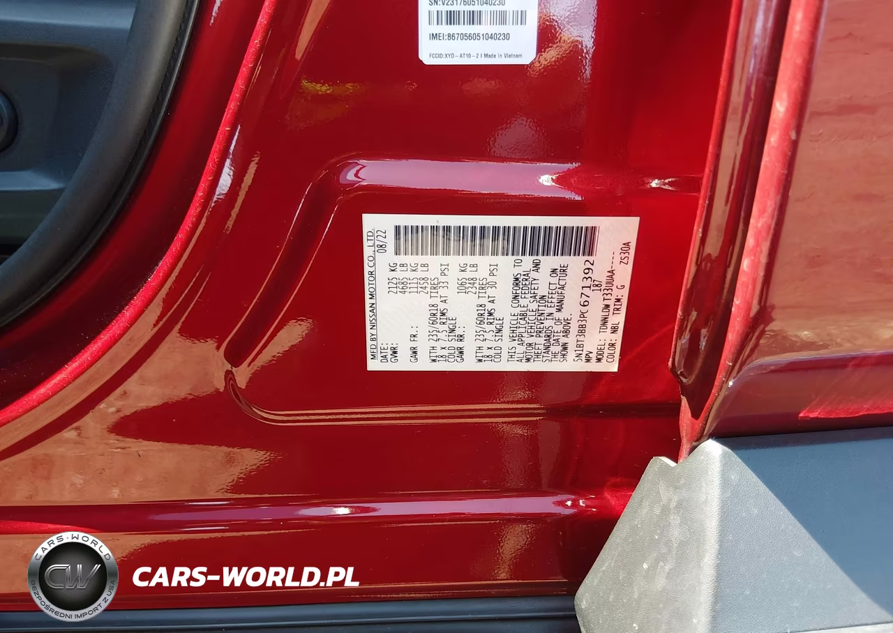 2023 Nissan Rogue Sv Intelligent Awd VIN:5N1BT3BB3PC671392 - 9