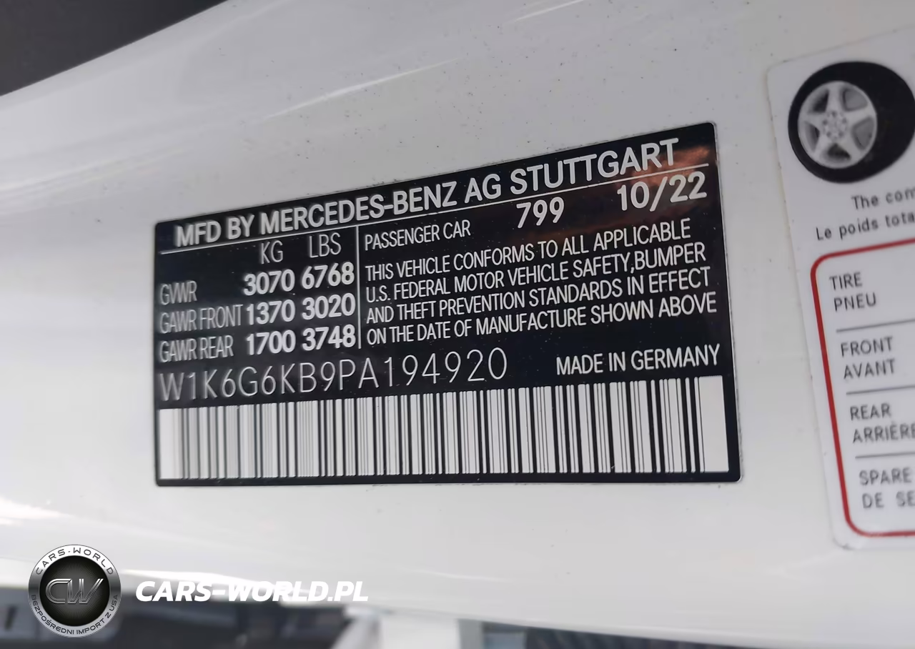 2023 Mercedes-Benz S 580E 4Matic VIN:W1K6G6KB9PA194920 - 9