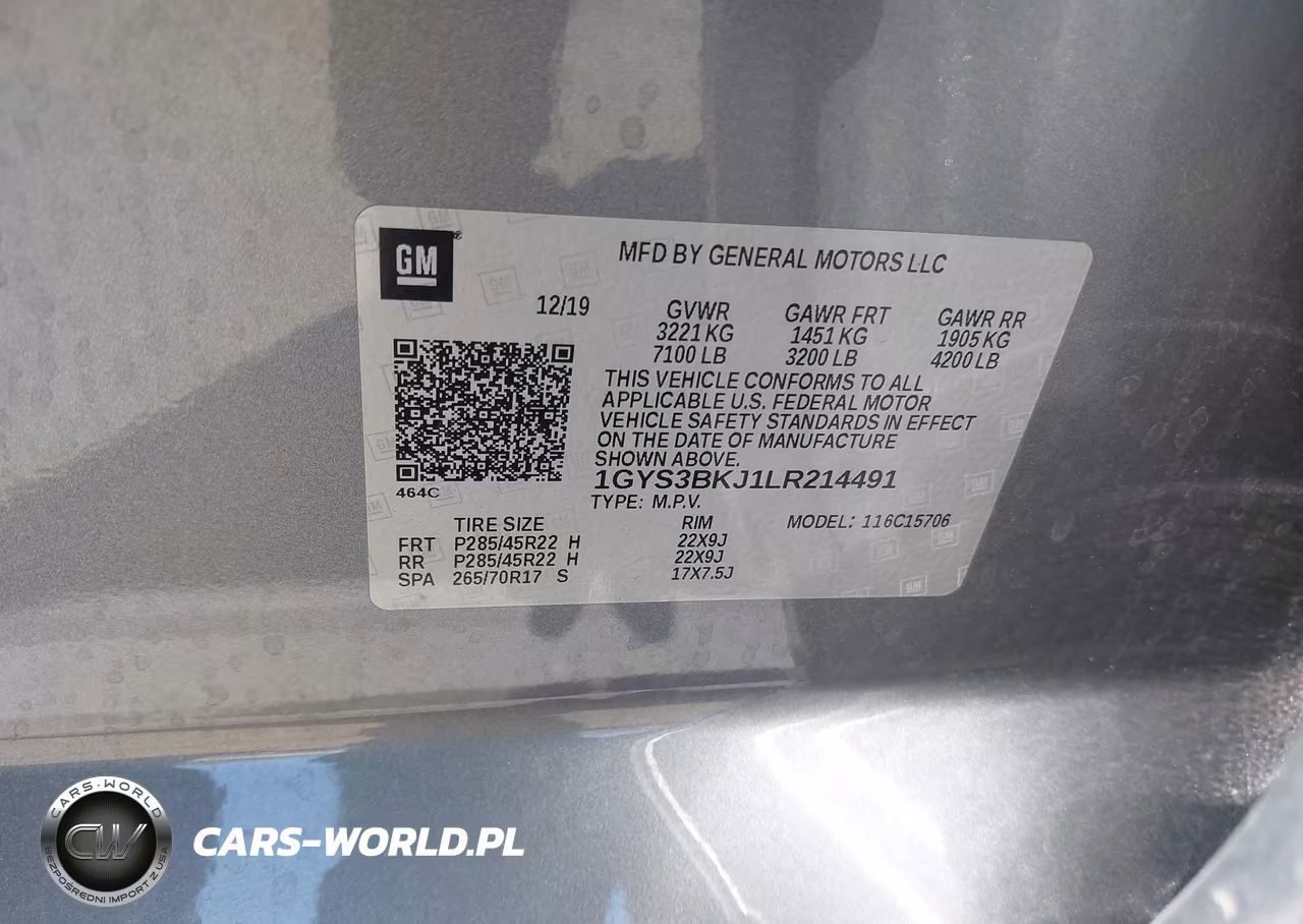 2020 Cadillac Escalade 2Wd Luxury VIN:1GYS3BKJ1LR214491 - 9