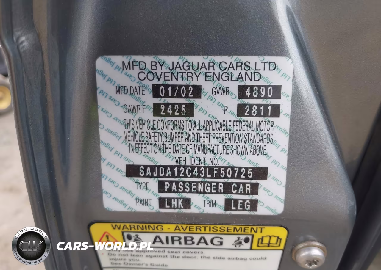 2003 Jaguar Xj Sport VIN:SAJDA12C43LF50725 - 9