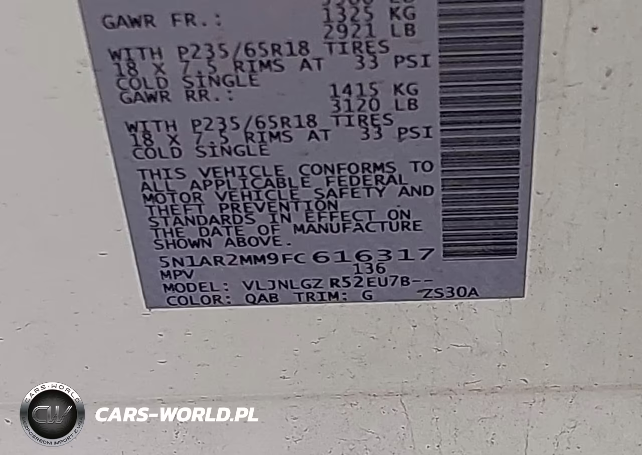 2015 Nissan Pathfinder Sl VIN:5N1AR2MM9FC616317 - 9