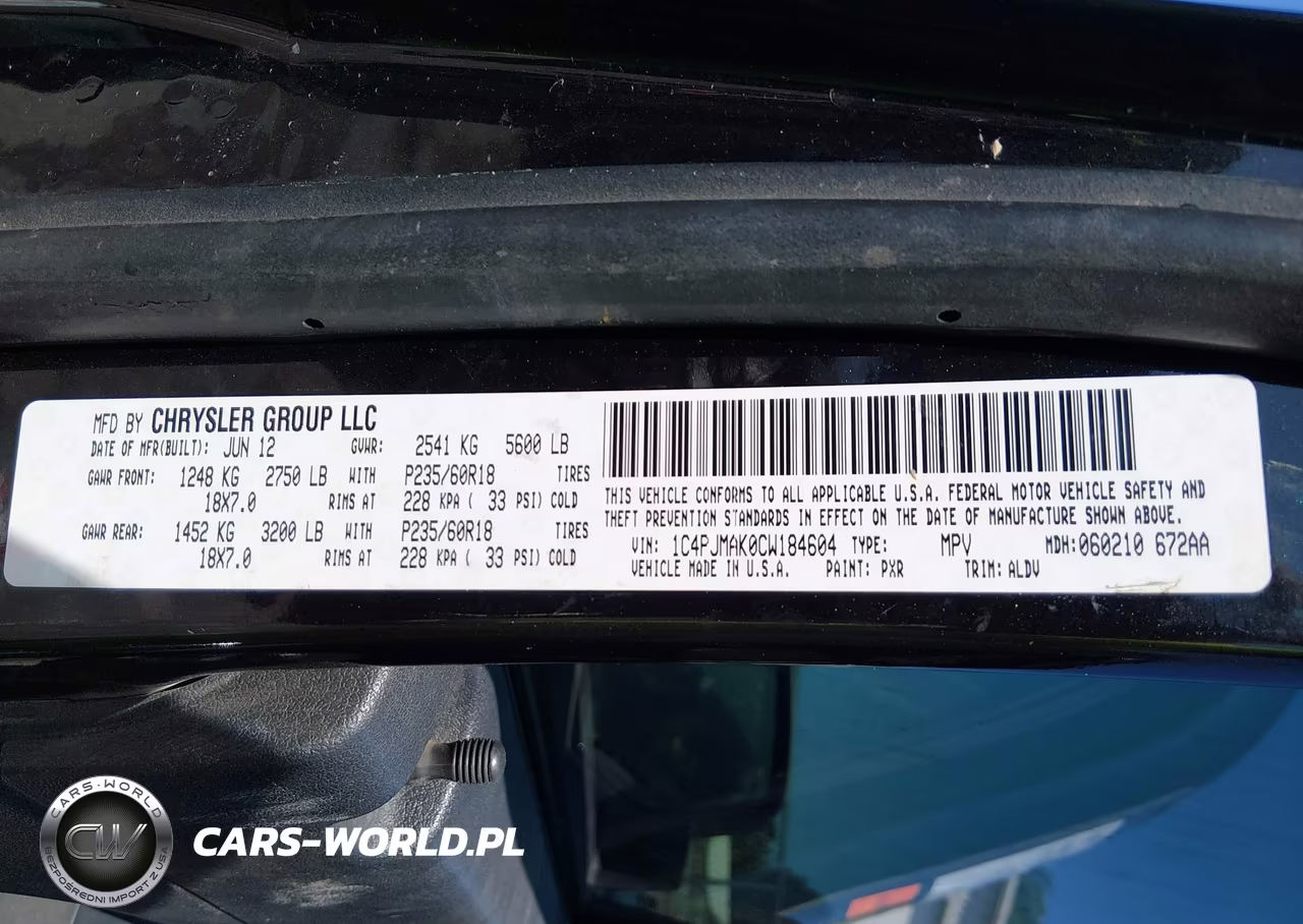 2012 Jeep Liberty Sport VIN:1C4PJMAK0CW184604 - 9