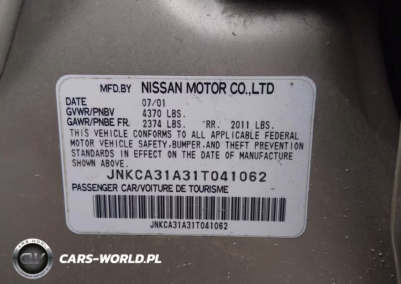 2001 Infiniti I30 Luxury VIN:JNKCA31A31T041062 - 9