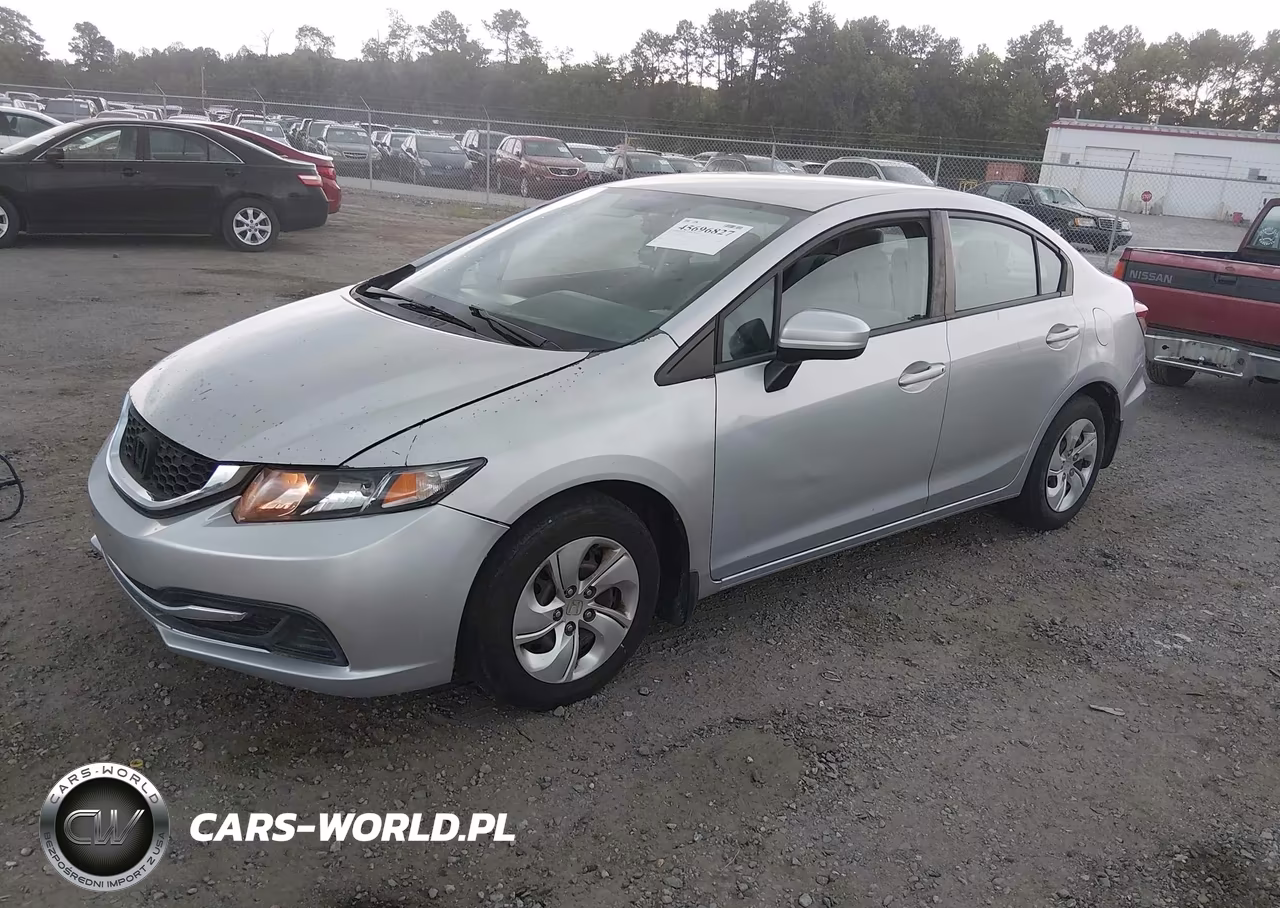 2015 Honda Civic Lx VIN:2HGFB2F5XFH566143 - 2