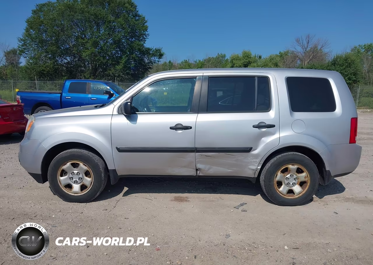 2013 Honda Pilot Lx VIN:5FNYF3H20DB044841 - 14
