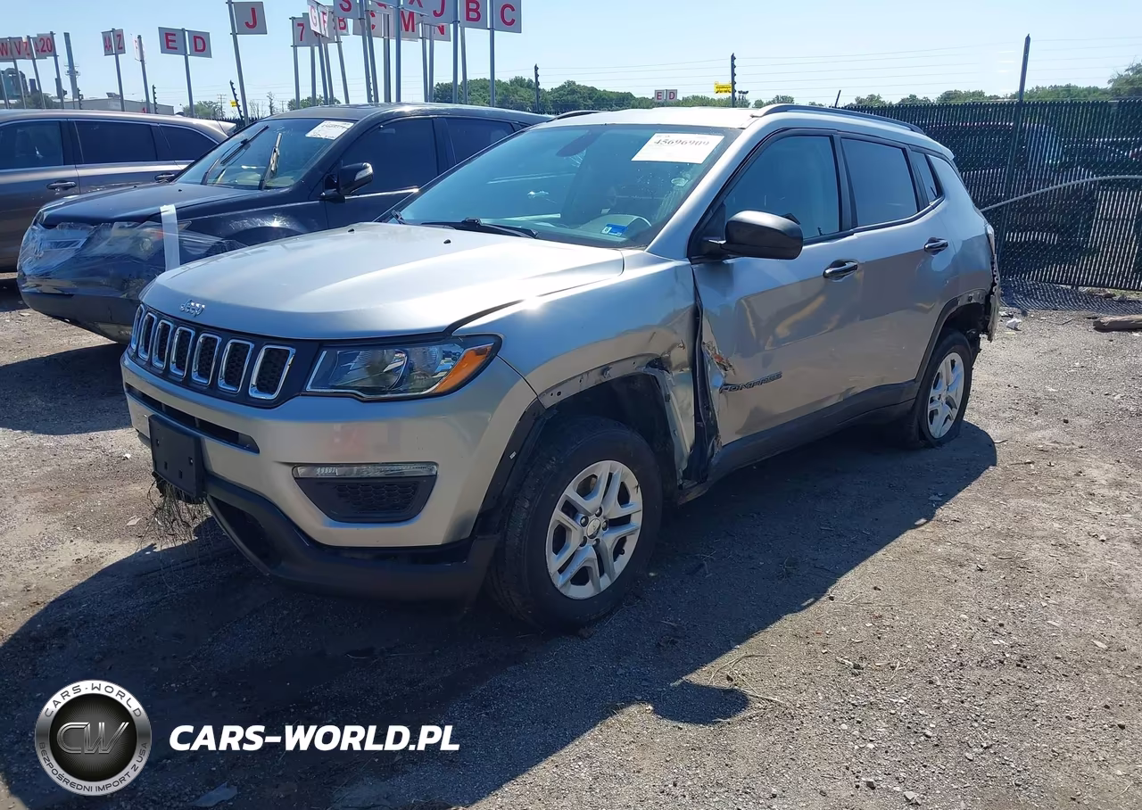 2018 Jeep Compass Sport 4X4 VIN:3C4NJDAB4JT177004 - 2