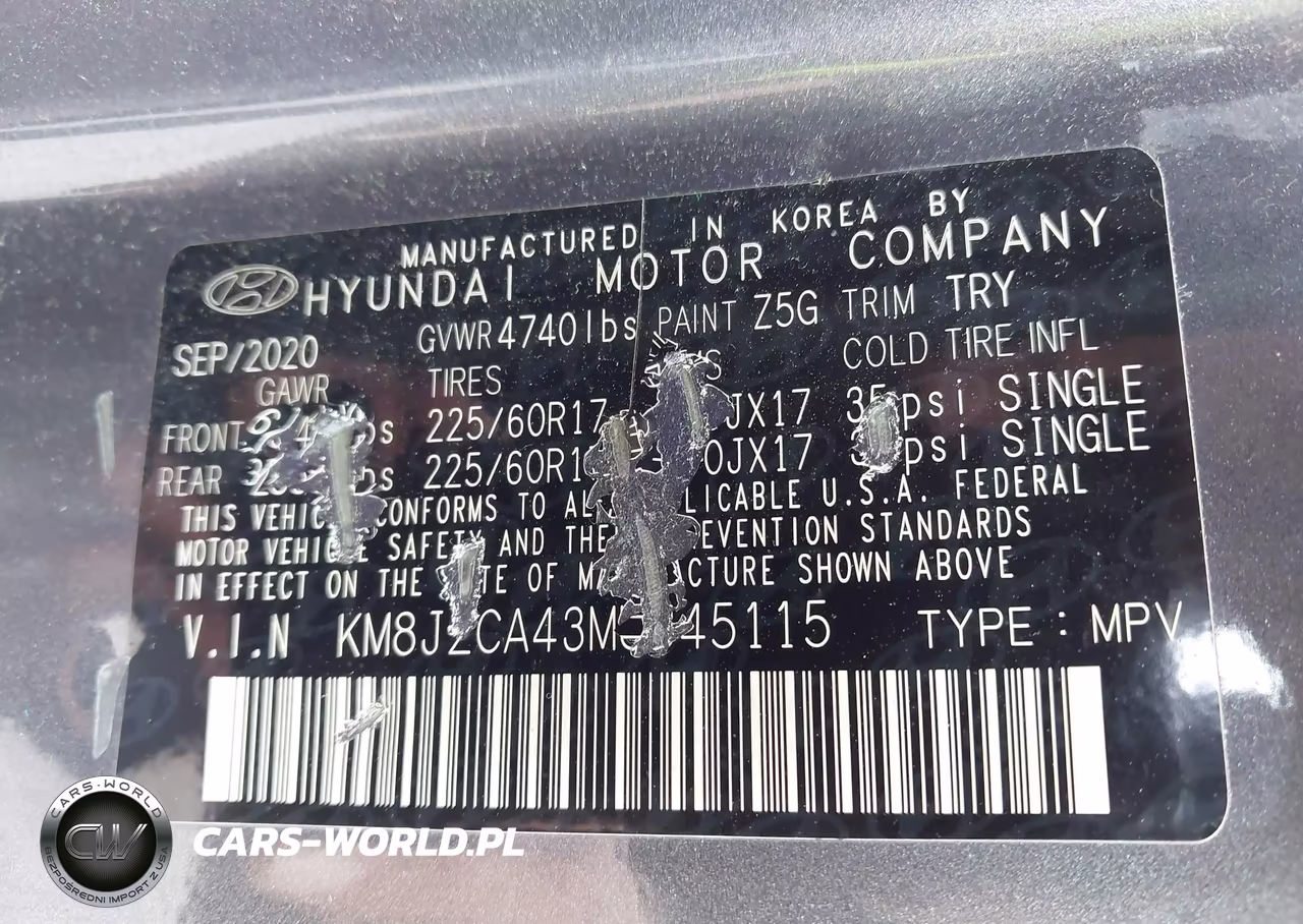 2021 Hyundai Tucson Se VIN:KM8J2CA43MU345115 - 9