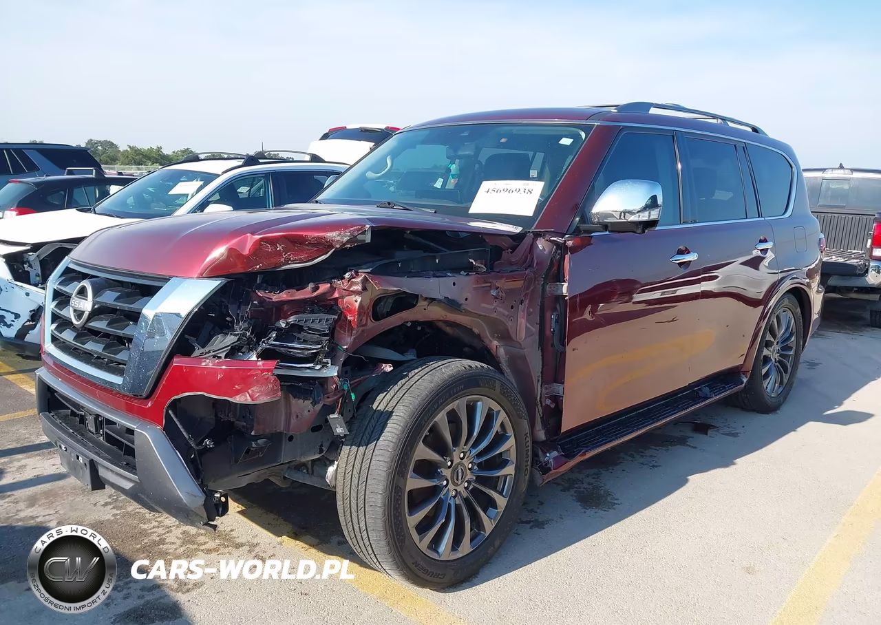2022 Nissan Armada Platinum 2Wd VIN:JN8AY2DA9N9390325 - 2