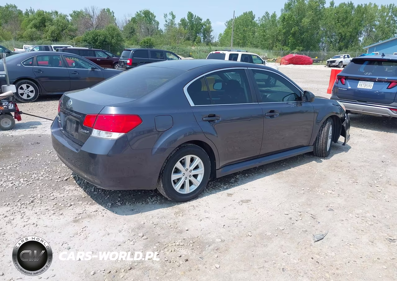 2011 Subaru Legacy 2.5I Premium VIN:4S3BMCC67B3221630 - 4