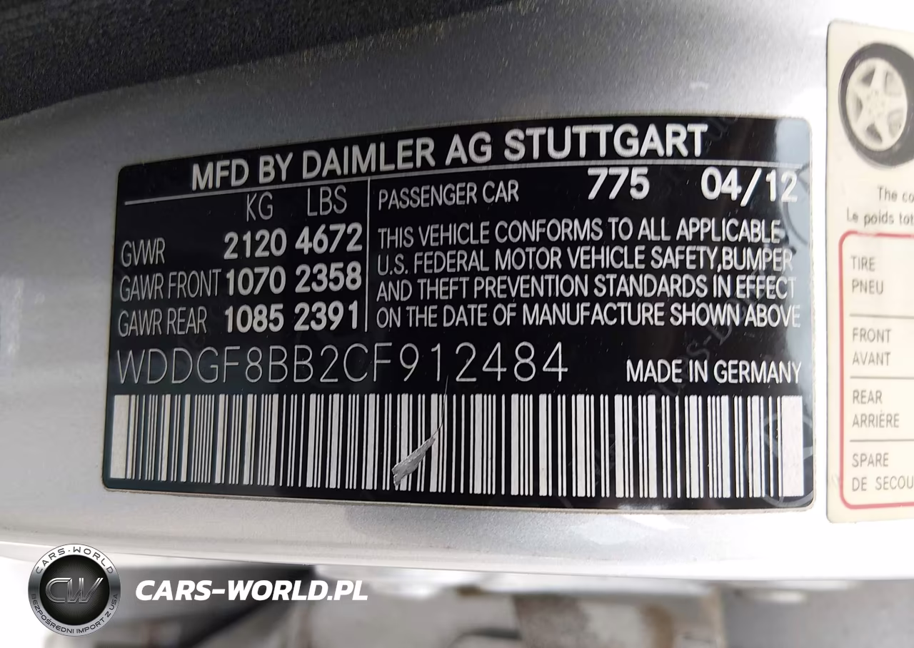 2012 Mercedes-Benz C 300 Sport 4Matic VIN:WDDGF8BB2CF912484 - 9