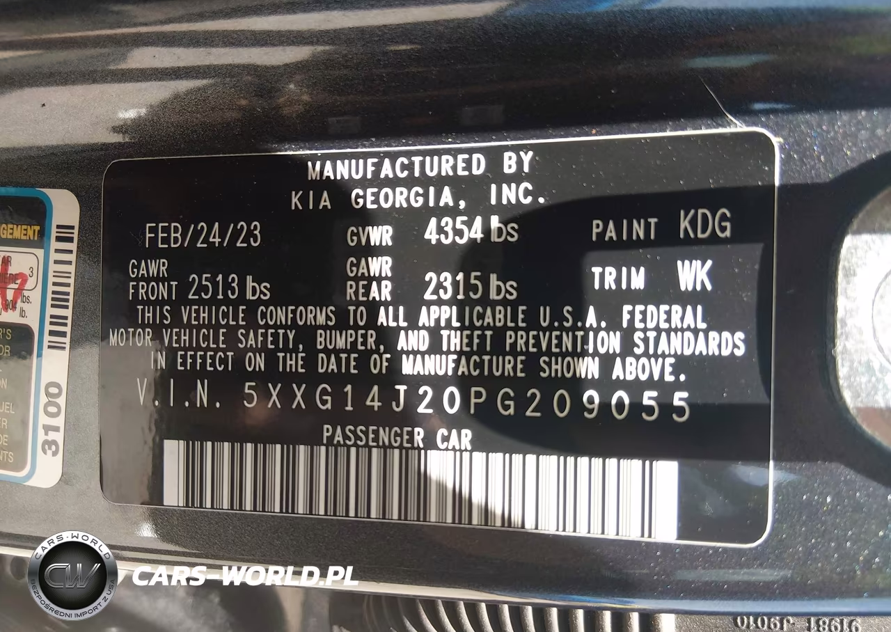 2023 Kia K5 Lxs VIN:5XXG14J20PG209055 - 9