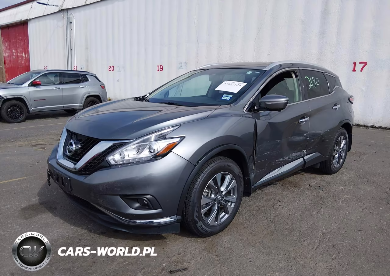2015 Nissan Murano Sl VIN:5N1AZ2MG9FN229488 - 2
