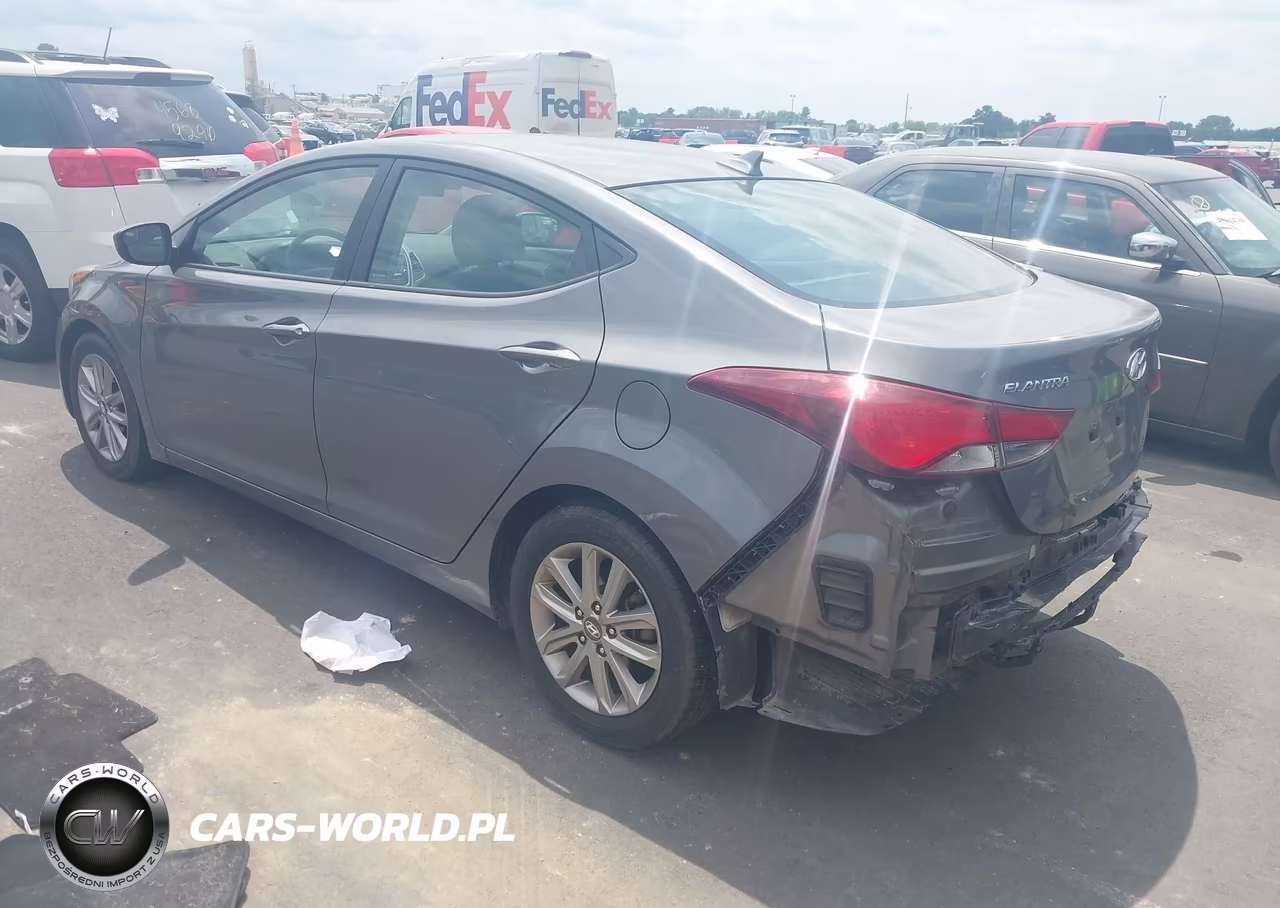 2014 Hyundai Elantra Se VIN:5NPDH4AE5EH525710 - 3