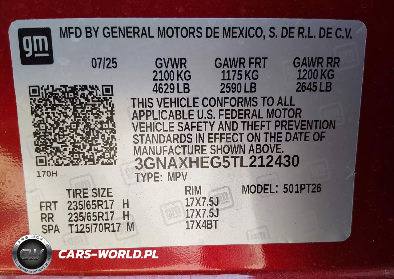 2026 Chevrolet Equinox Fwd Lt VIN:3GNAXHEG5TL212430 - 9