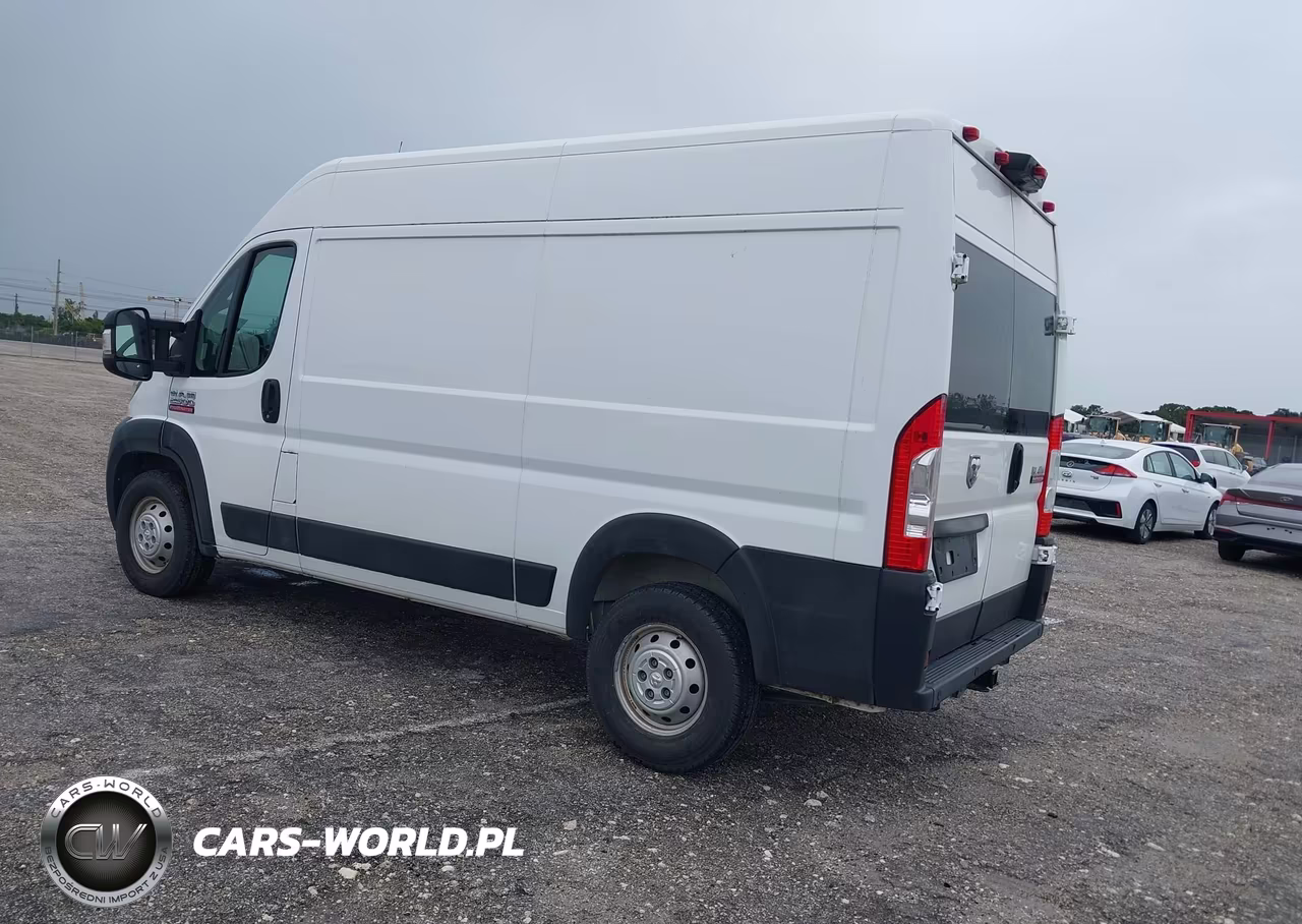 2019 Ram Promaster 2500 High Roof 136 Wb VIN:3C6TRVCG8KE553201 - 3