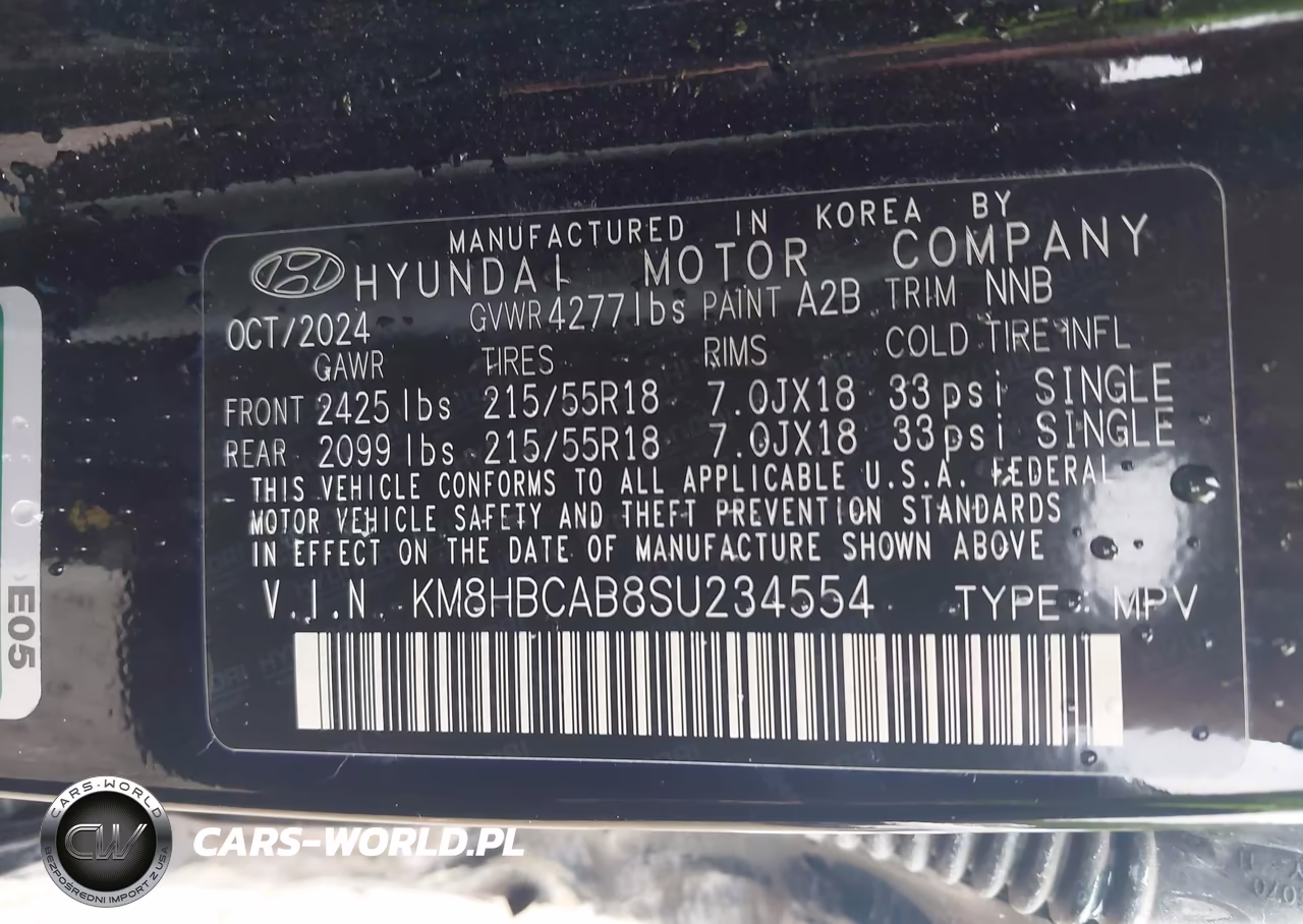 2025 Hyundai Kona Sel VIN:KM8HBCAB8SU234554 - 9