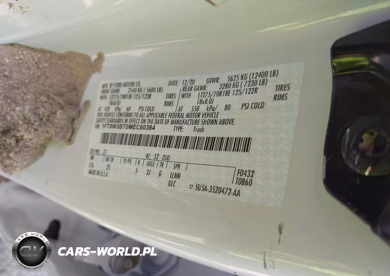 2021 Ford F-350 Xlt VIN:1FT8W3BT0MEC60384 - 9