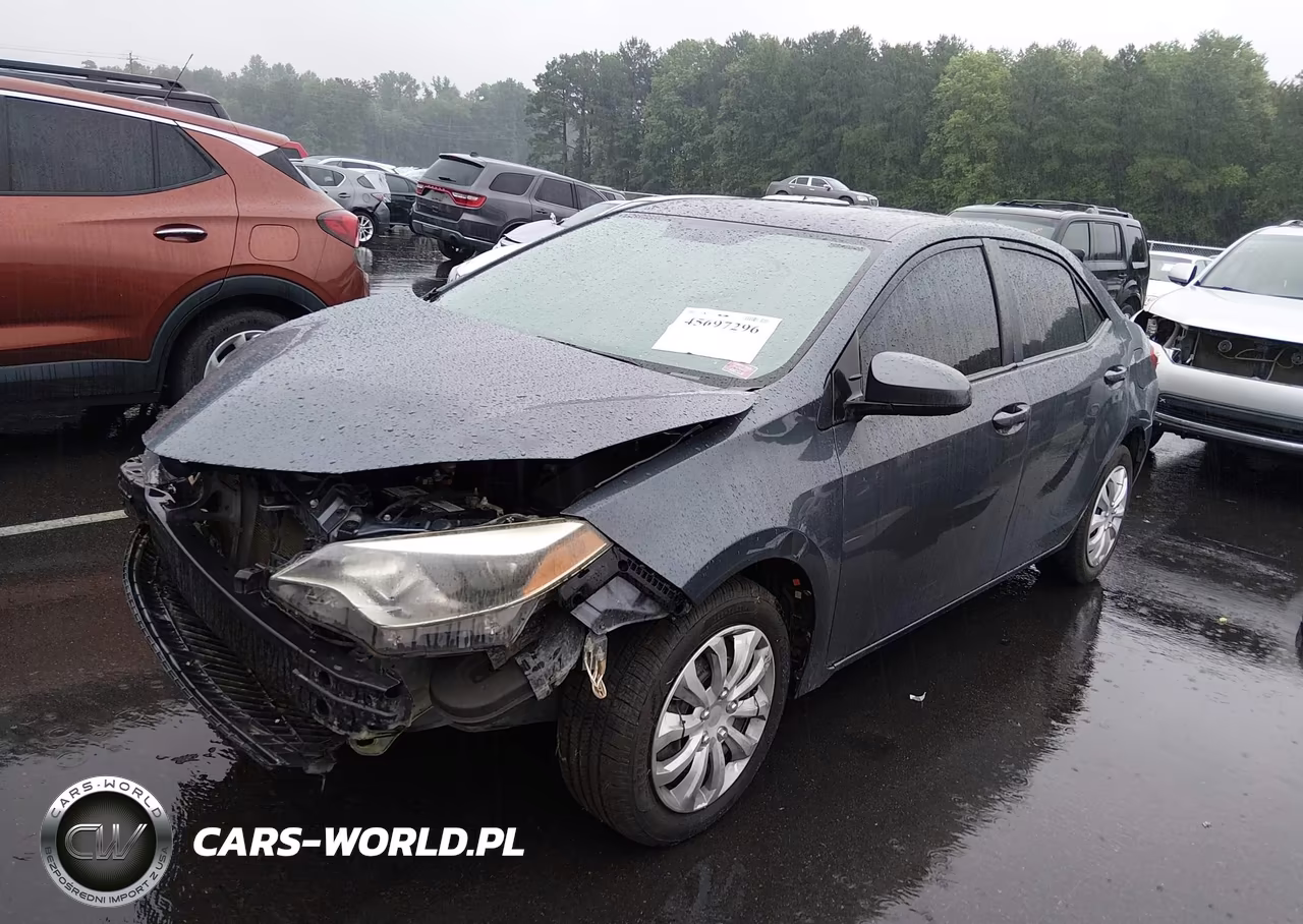 2015 Toyota Corolla Le VIN:2T1BURHE0FC283922 - 2