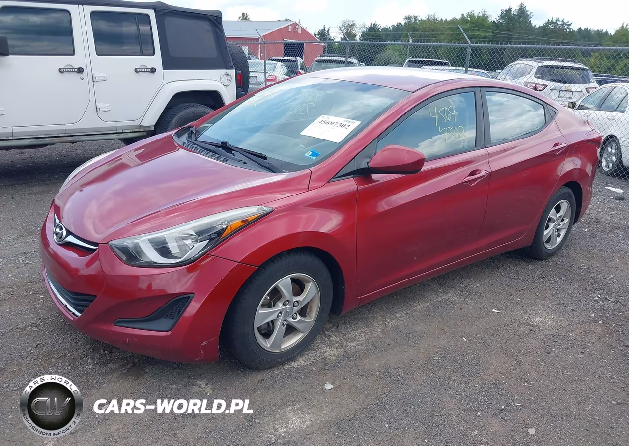 2016 Hyundai Elantra Se VIN:5NPDH4AE0GH729530 - 2