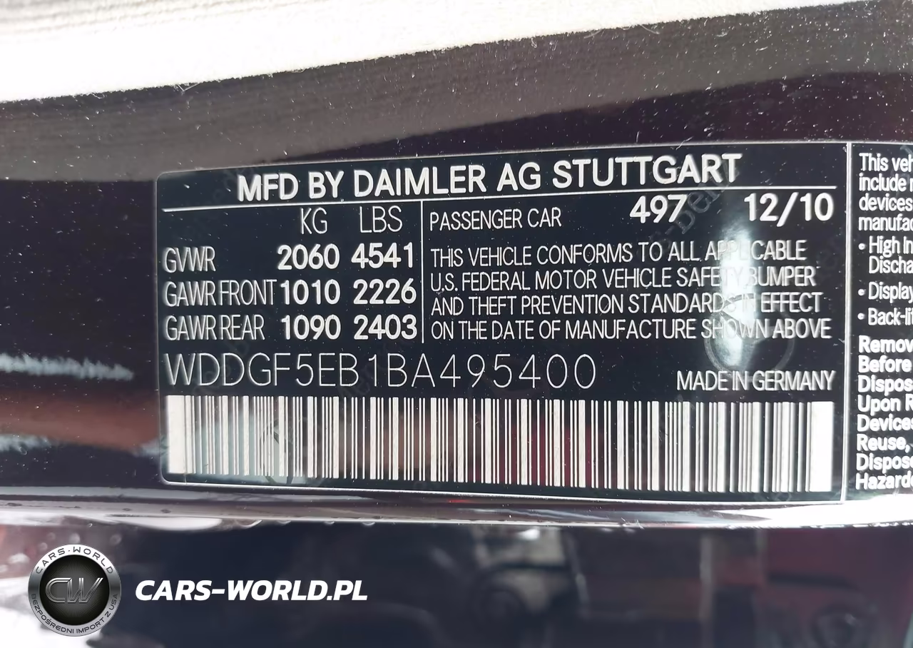 2011 Mercedes-Benz C 300 Luxury-Sport VIN:WDDGF5EB1BA495400 - 9