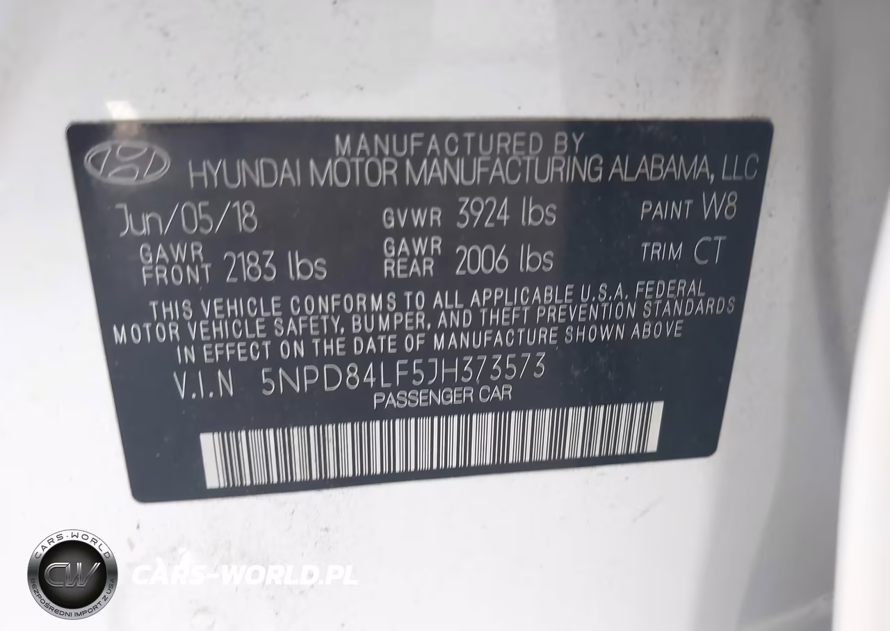 2018 Hyundai Elantra Sel VIN:5NPD84LF5JH373573 - 9