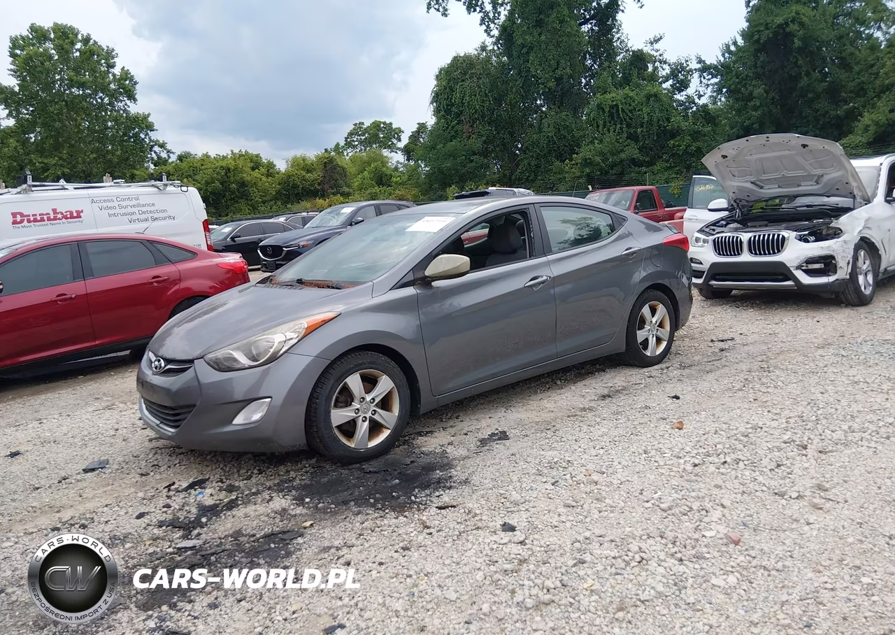 2013 Hyundai Elantra Gls VIN:5NPDH4AEXDH371235 - 2