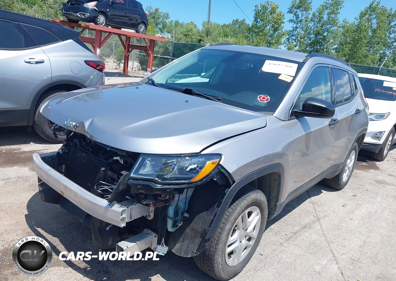 2019 Jeep Compass Sport 4X4 VIN:3C4NJDAB5KT674421 - 2
