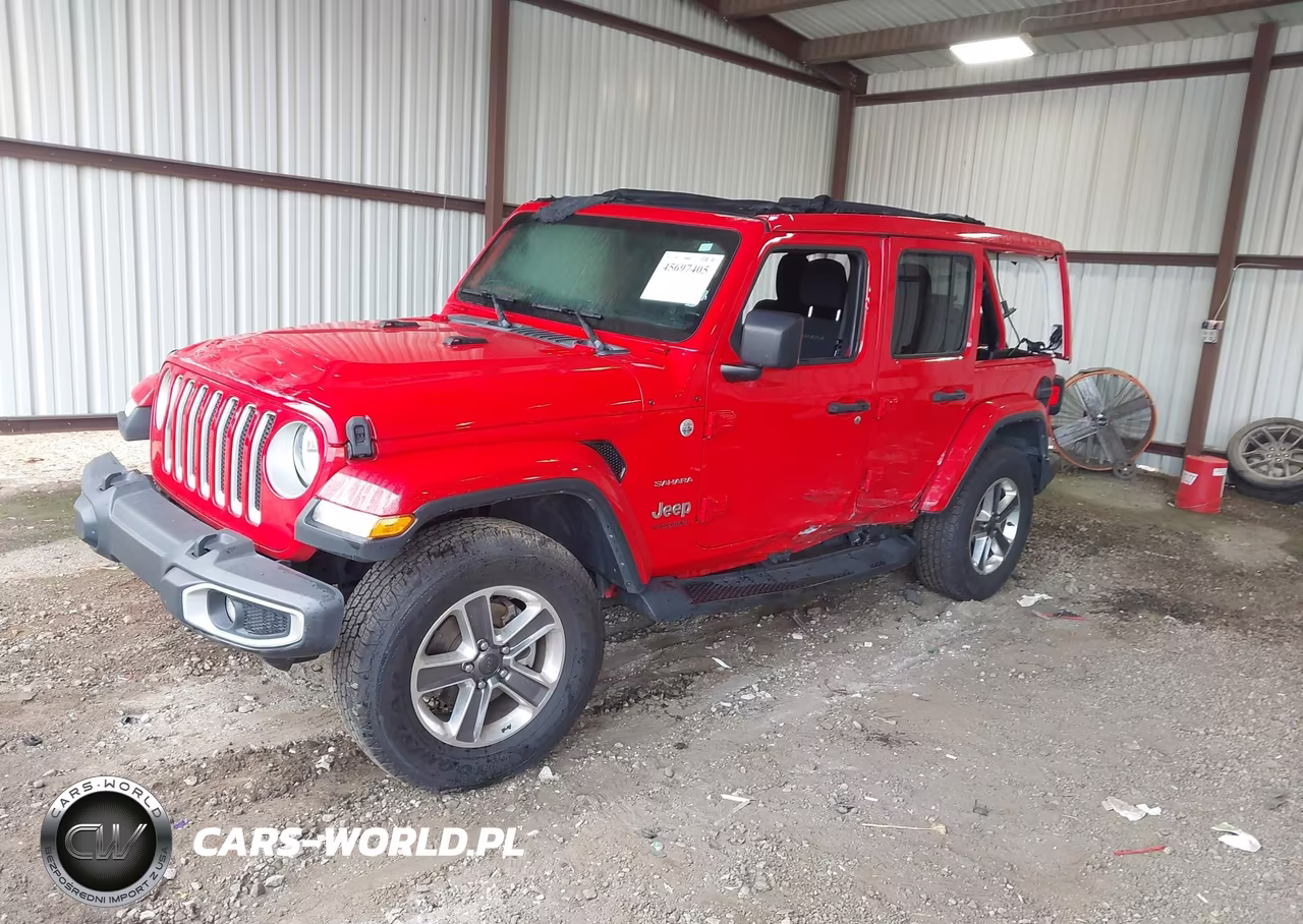 2022 Jeep Wrangler Unlimited Sahara 4X4 VIN:1C4HJXEG5NW124364 - 2