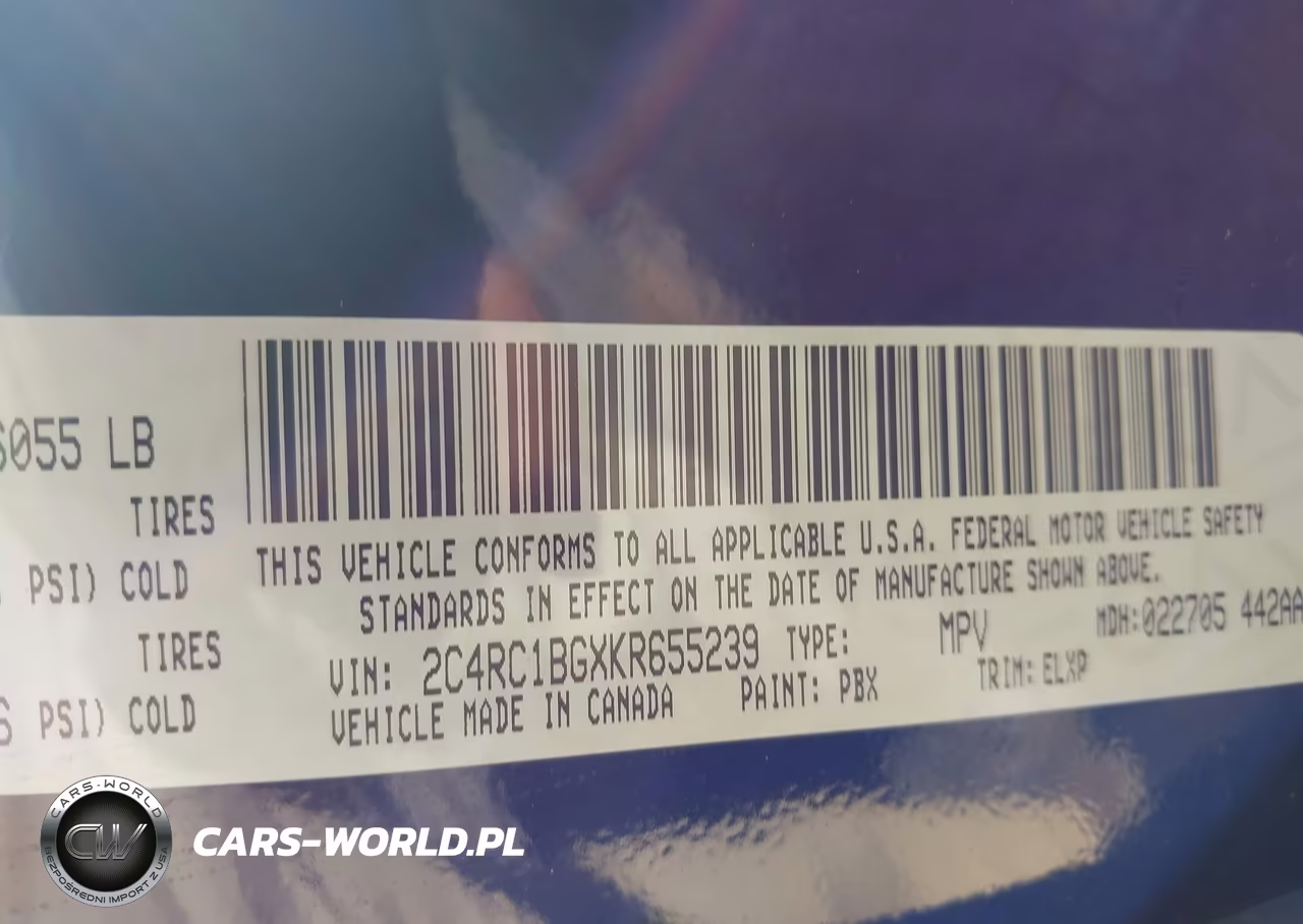 2019 Chrysler Pacifica Touring L VIN:2C4RC1BGXKR655239 - 9
